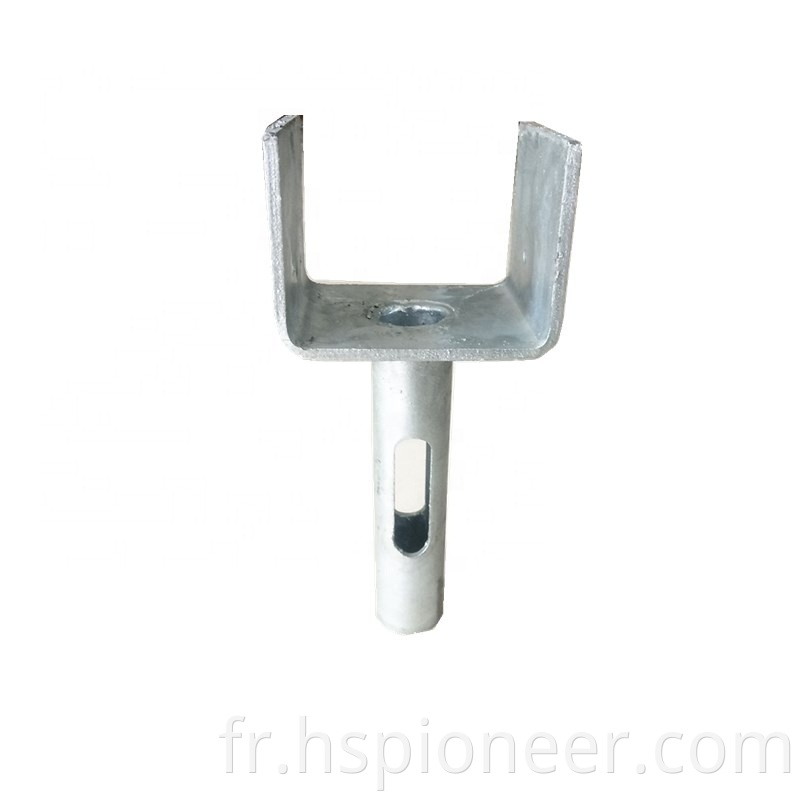 Galvanized U Fork Head Jack